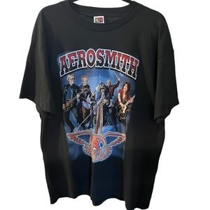 Vintage Aerosmith Just Push Play Tour 2001 T-shirt XL